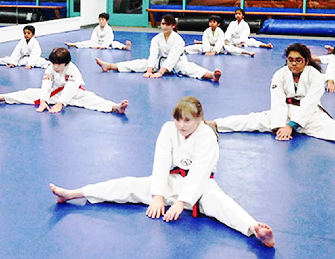 Students training at U.S. Tae Kwon Do Academy in Sunnyvale