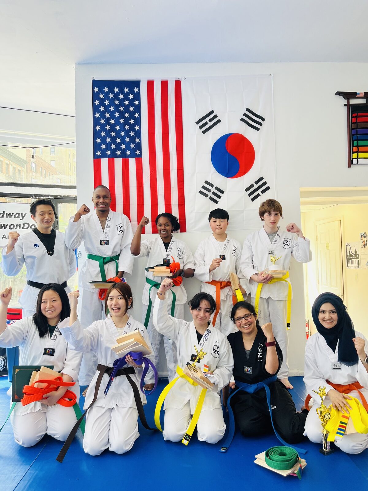 Adult and teen Taekwondo class